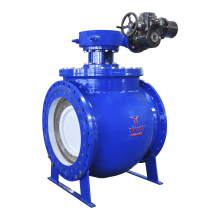 big size eccentric ductile iron motorized ball valve